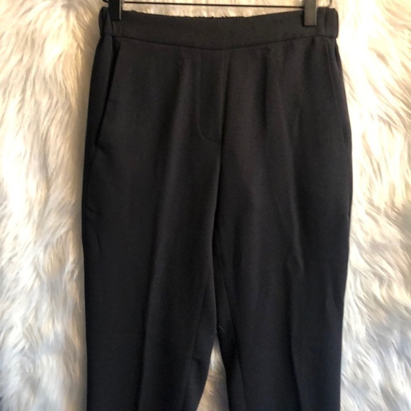 J. Crew Black Drapey Pull On Pants Size 00 - Picture 4 of 8